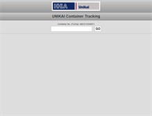 Tablet Screenshot of container.unikai.de